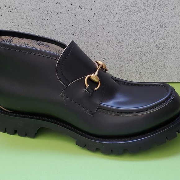Gucci Other - NIB Gucci Harald horsebit lug sole loafers G 10.5/ US 11